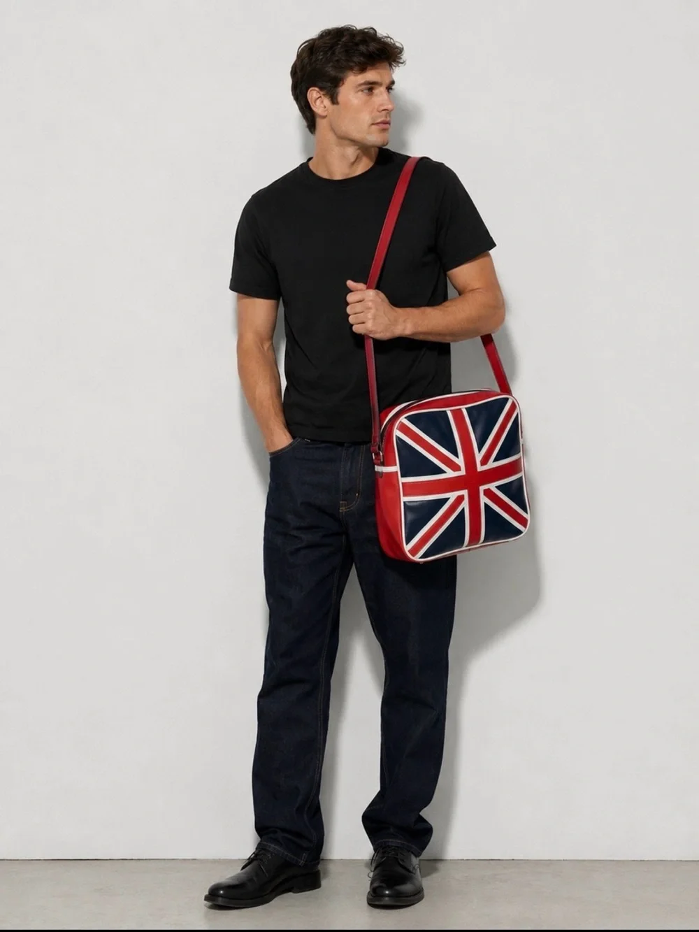 Vintage Lonsdale London Union Jack Crossbody Shoulder Bag